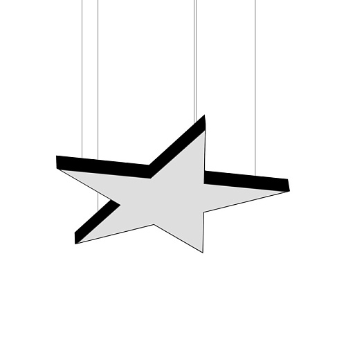 ART-S-STAR FLEX LED Светильник подвесной ЗВЕЗДА   -  Подвесные светильники 